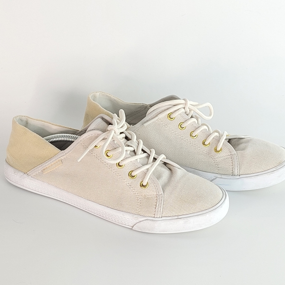 Tommy Hilfiger Canvas Lace Up Shoes Womens 8M TWFLIP4